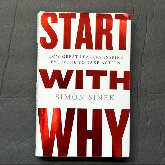 HARDCOVER Other - Start With Why by Simon Sinek | Self-Help, Business | Hardcover Book